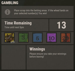 Gambling Interface