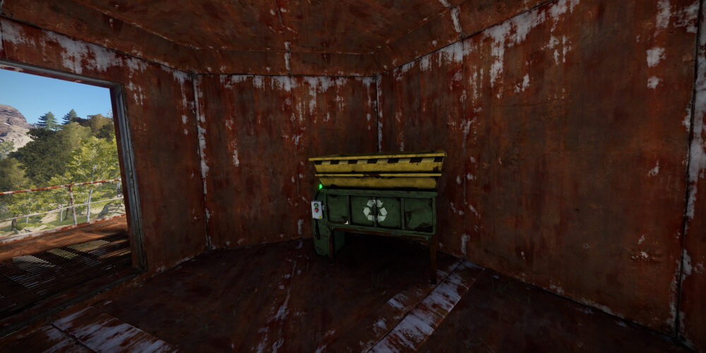 Recycler at the Satellite Dish in Rust